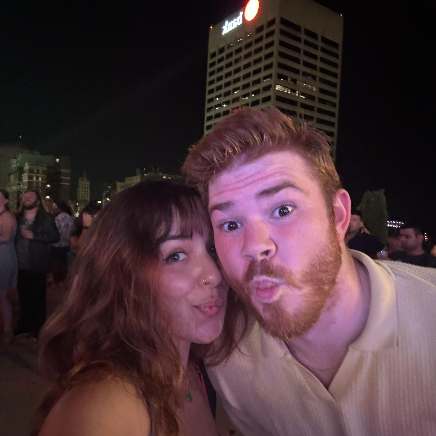 Peabody rooftop party!! When I realized I have found a dancing partner after all!!