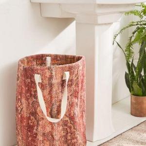 Zelda Chenille Printed Laundry Bag