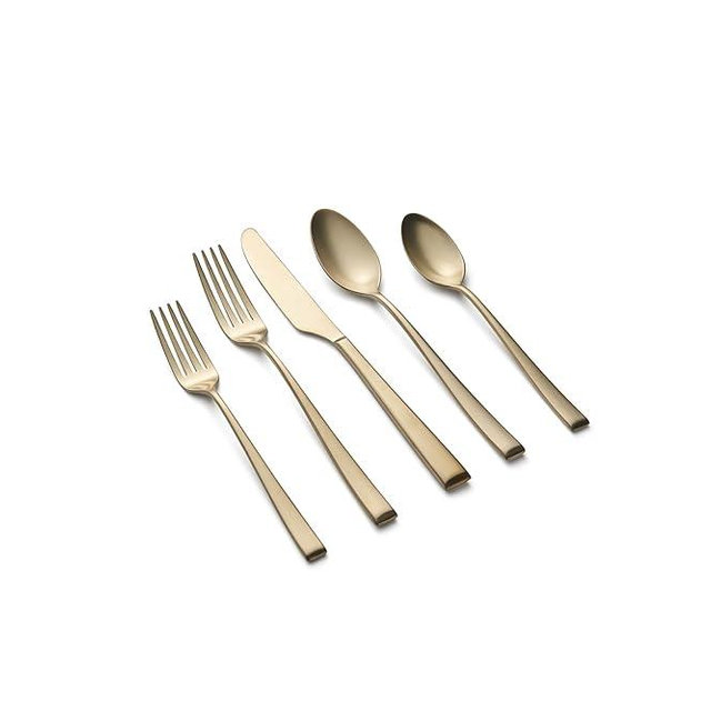 CAMBRIDGE Silversmiths Marlise Champagne Satin 20-Piece Flatware Set, Service for 4