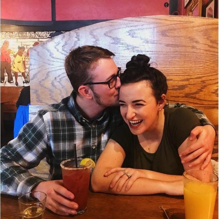 Celebrating Caroline's birthday at Bayou on Bay in Bellingham in 2017. Going to trampoline zone afterwards was not the best call.