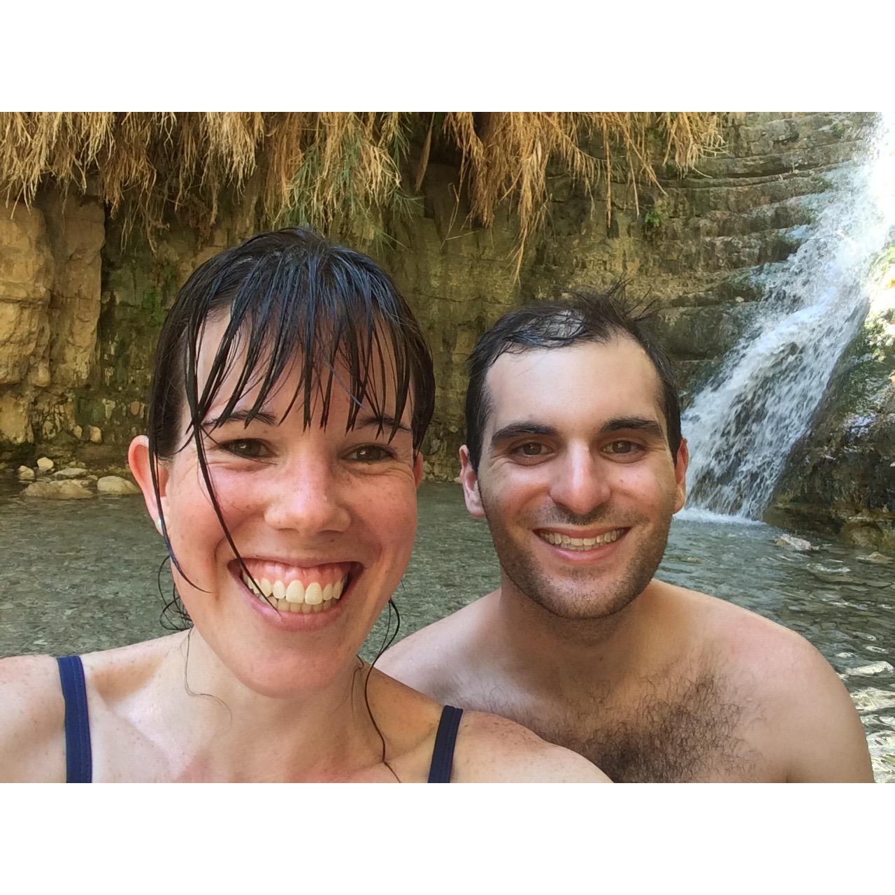 Oasis waterfall.