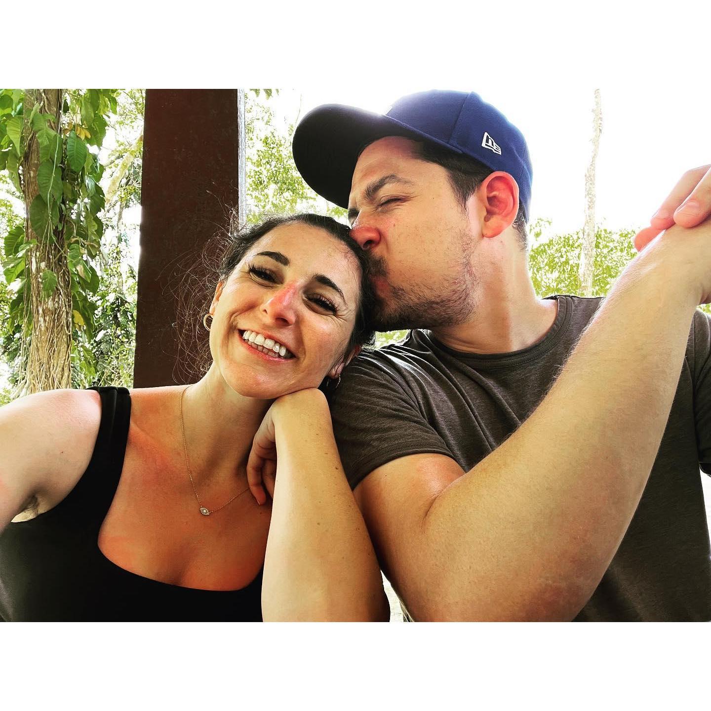 Our first international trip together to Belize!