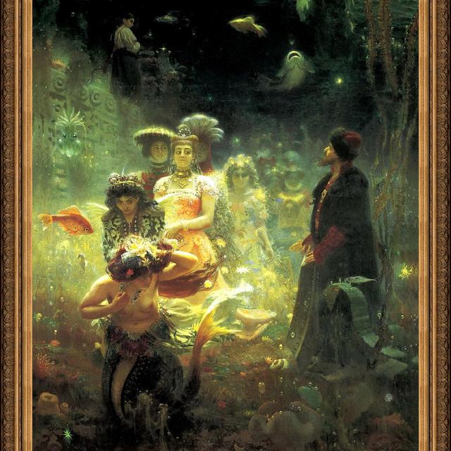 Ilya Repin, Sadko, 1876 - A4 reproduction...