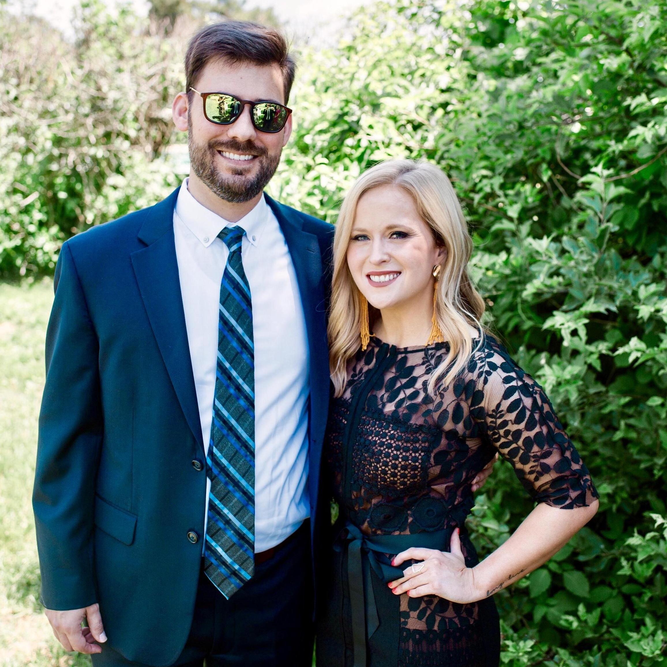 Celebrating Mike and Caitlin's wedding!