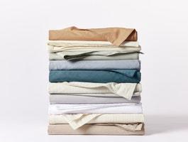 Organic Crinkled Percale™ Sheets