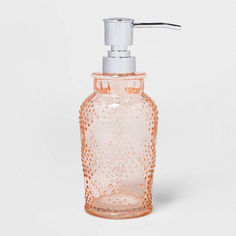 Glass Soap/Lotion Dispenser Blush - Opalhouse™