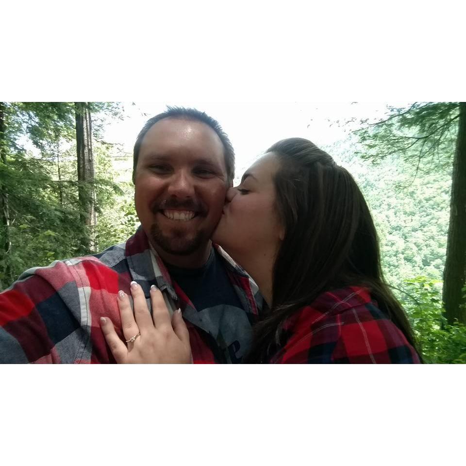 Right after I said "Yes!"--June 25, 2017