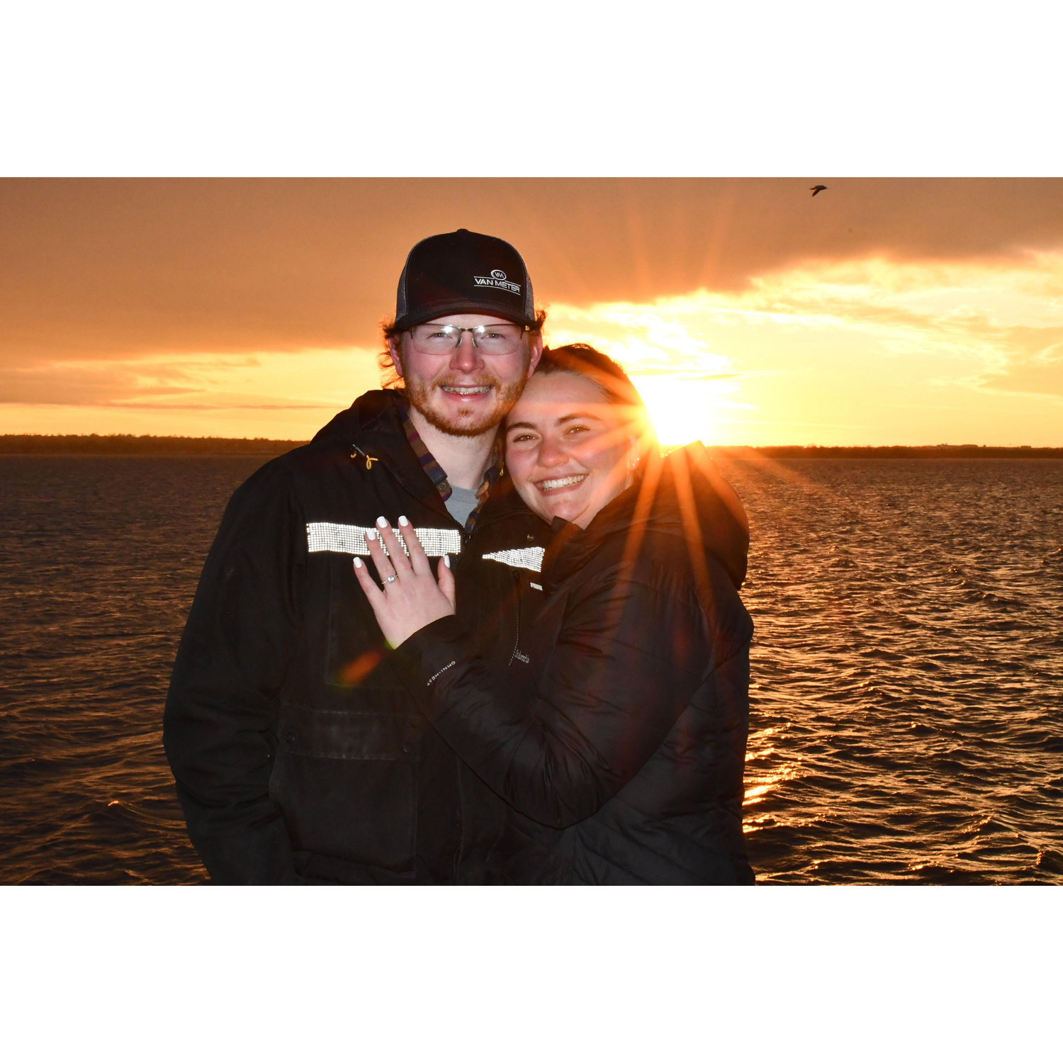Lake Hefner: The day we got engaged!