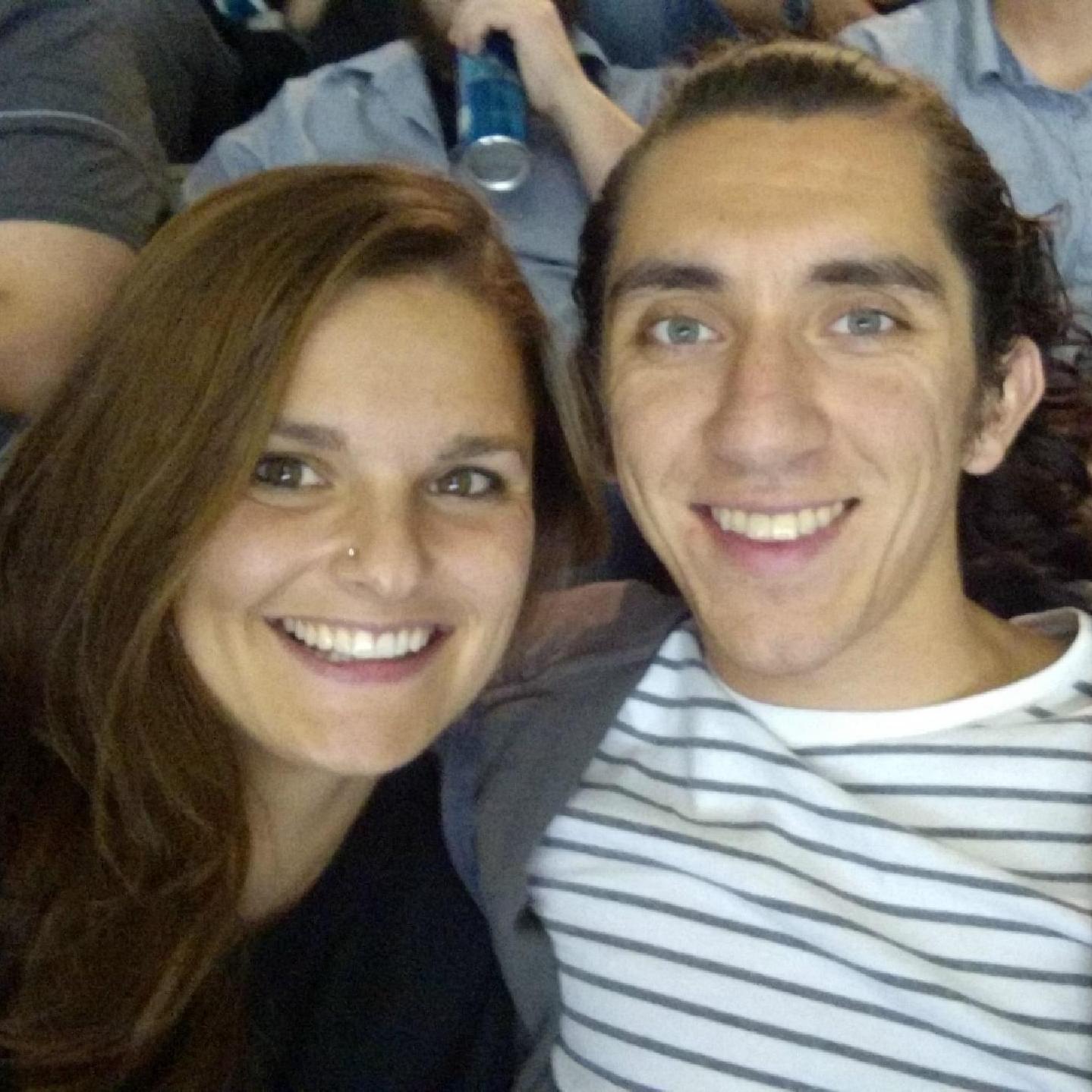 At a San Jose Shark's game 2017