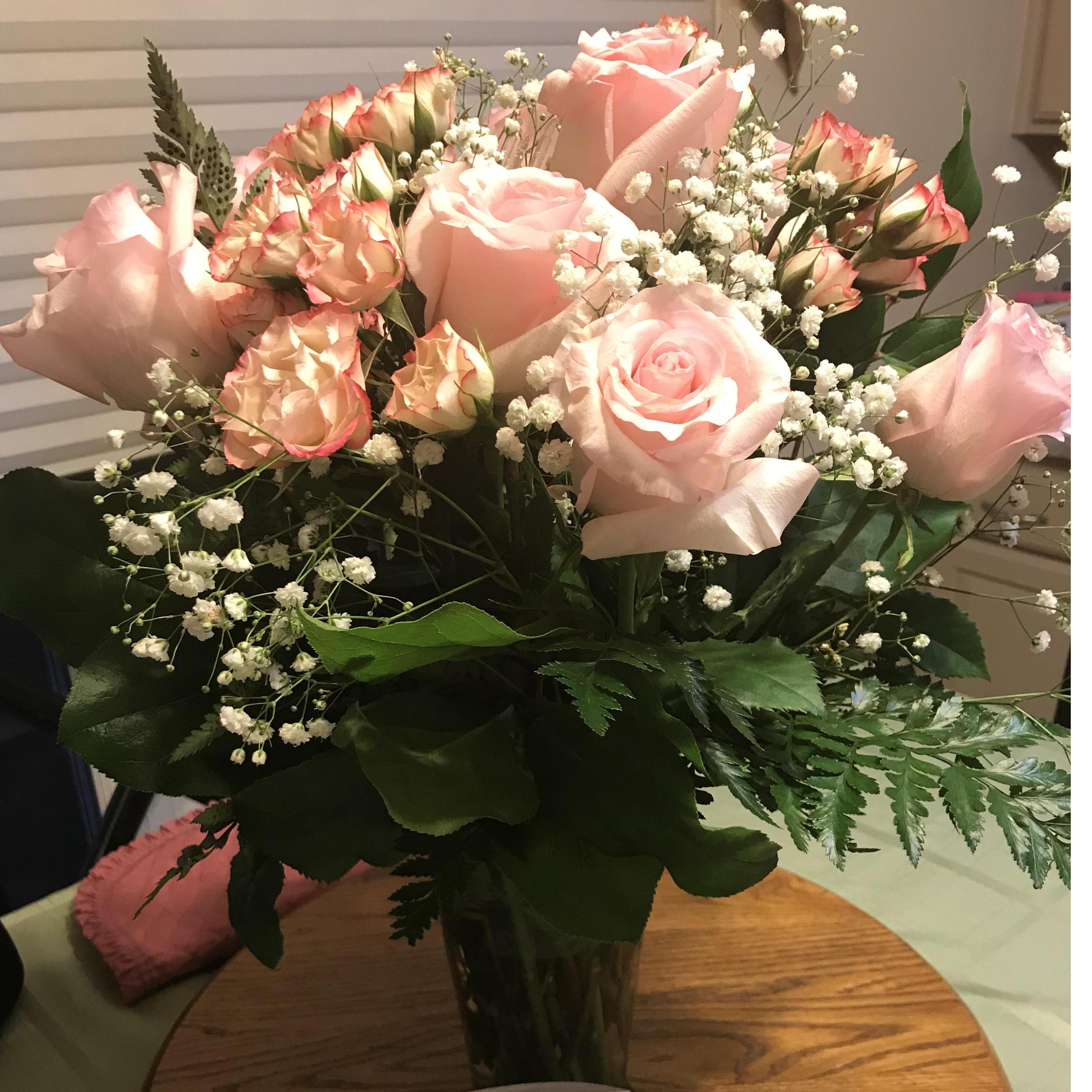 Our first valentine's day.