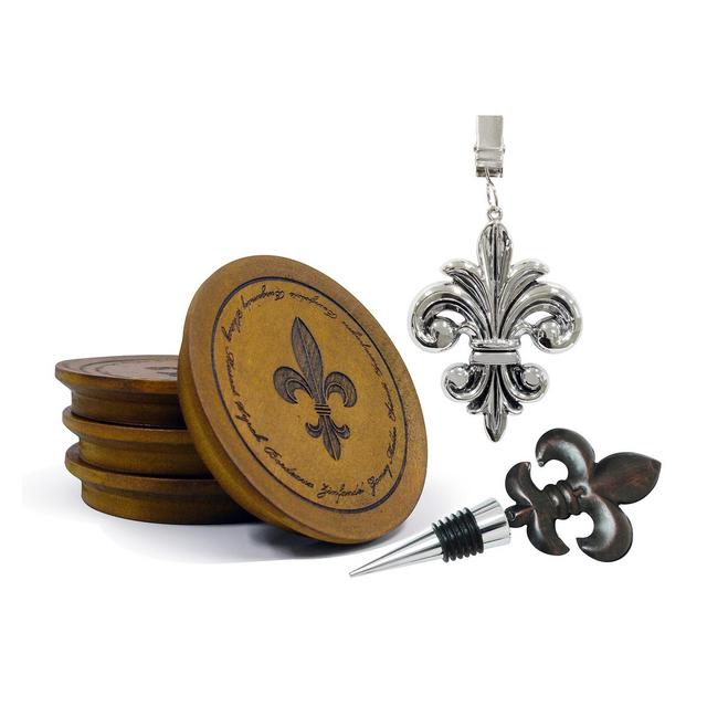 Epicureanist Fleur de Lis Entertaining Gift Set