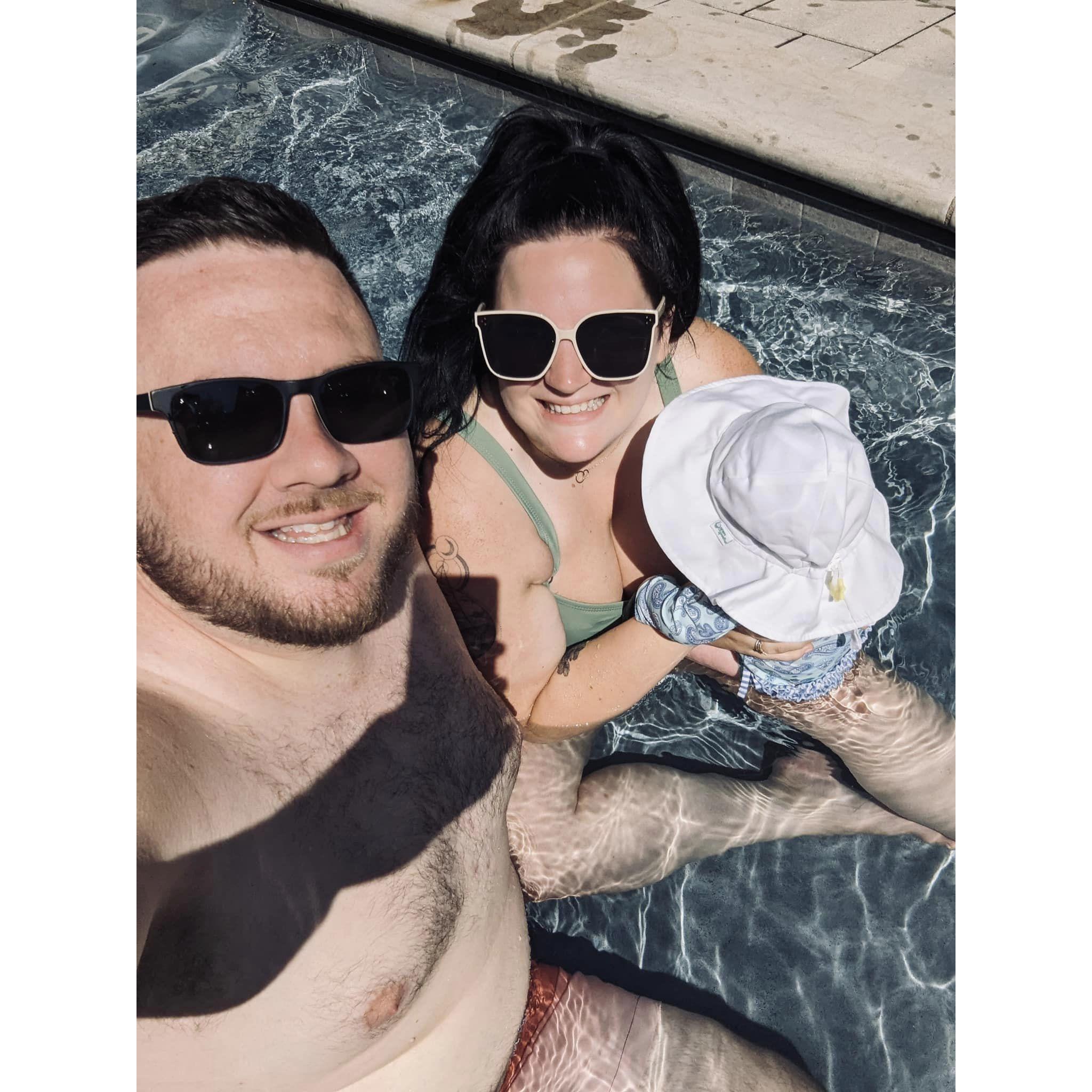Family pool days