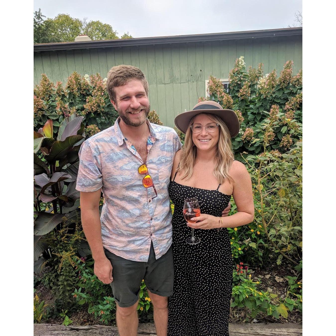 Celebrating Courtney's birthday in one our favorite getaway spots, Charlottesville.