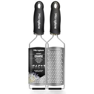 Microplane Gourmet Series Coarse Cheese Grater, Black