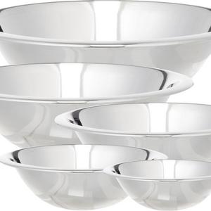 Cook Pro - 5 Piece Stainless Steel Mixing Bowl Set