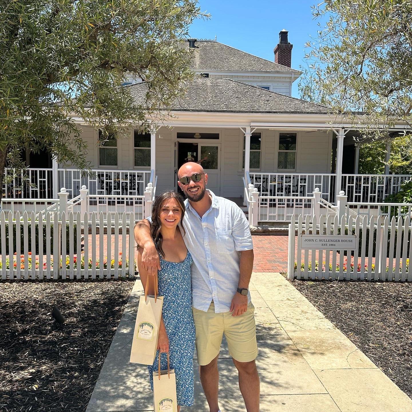Sam's first trip to visit Becky in her home town of Napa, CA. We visited Nickle and Nickle!