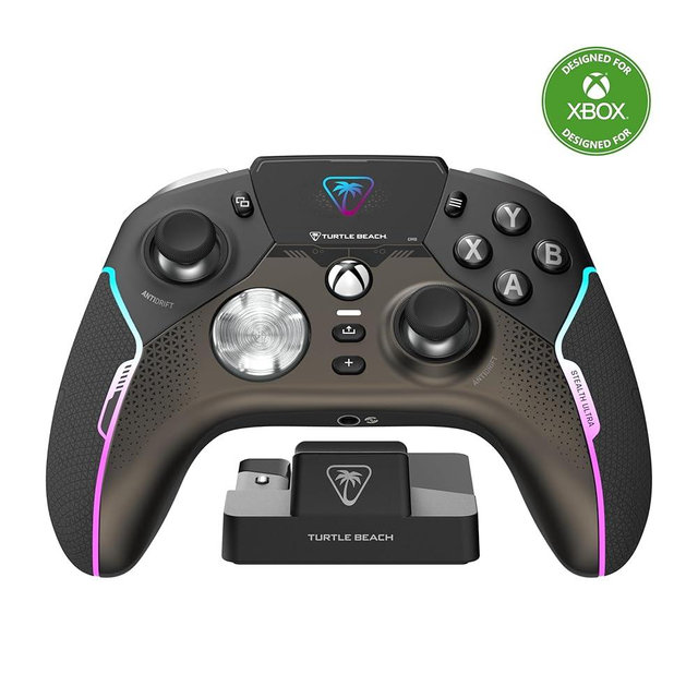 Turtle Beach Stealth Ultra High-Performance Rechargeable Wireless Smart Gaming Controller: Xbox Series X|S, Xbox One, PC, Mobile – Rapid Charging Dock, RGB Lighting, Remappable Buttons, Bluetooth (Renewed)