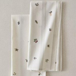 Zara Home - Fruit Cotton Kitchen Towels (Pack of 2)