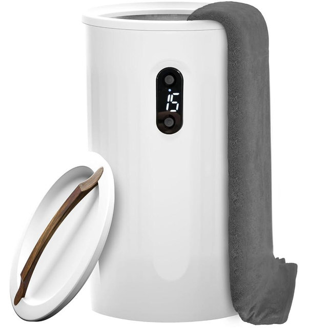 Bartnelli Pro Luxury Premium Towel Warmer, Extra Large Modern Bucket Style Warmer for Home Bath & Spa Towels, Blankets & Bathrobes | Great Gift Idea for Men, Women for Holidays,Birthdays,Anniversaries