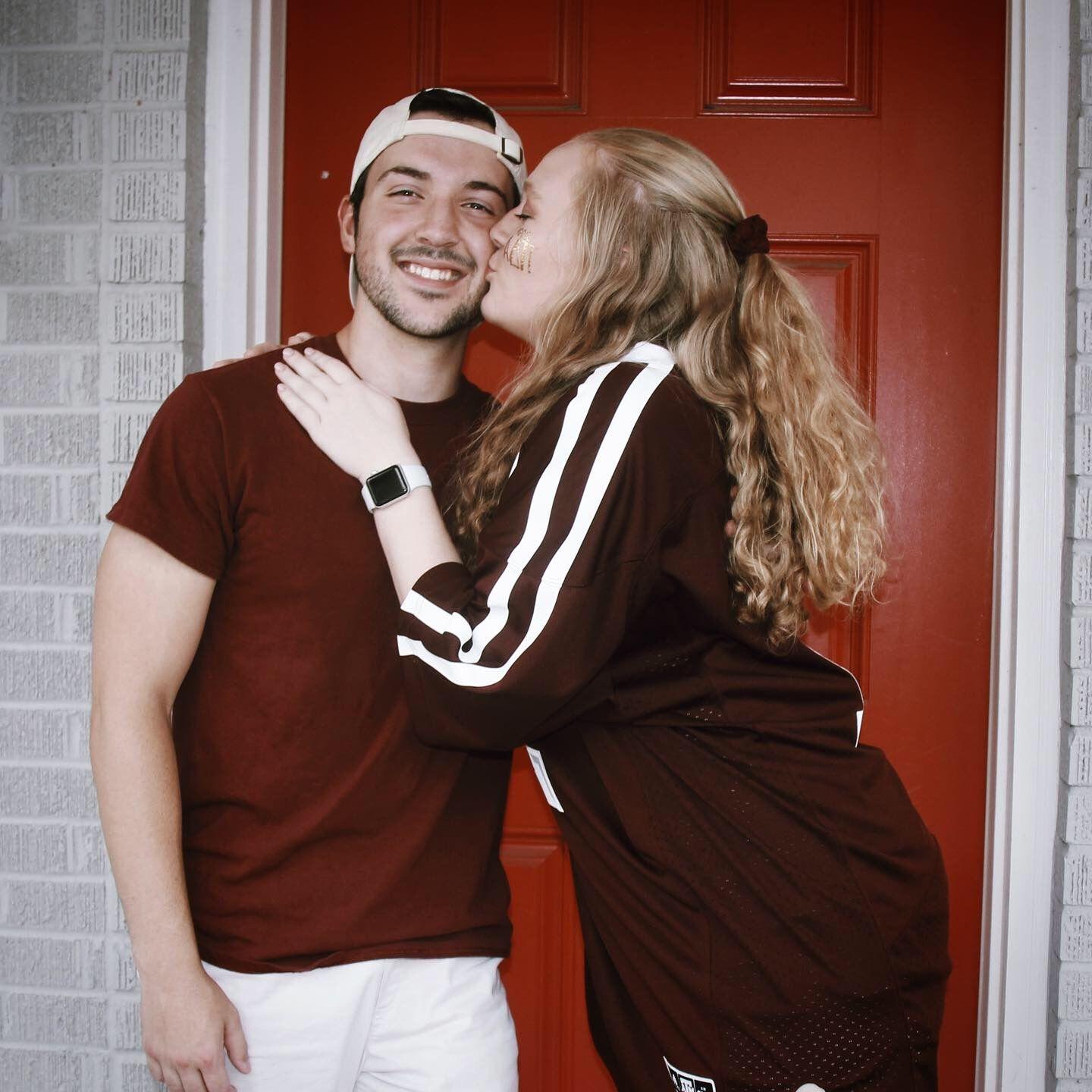 One of many Aggie game days together! Whoop!