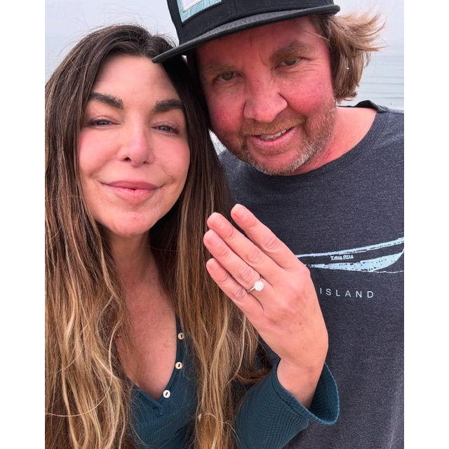 About 3 minutes after "the moment". I cried so hard I couldn't fully open my eyes.  A bystander took our picture but that one is so ugly crying, I can't share.