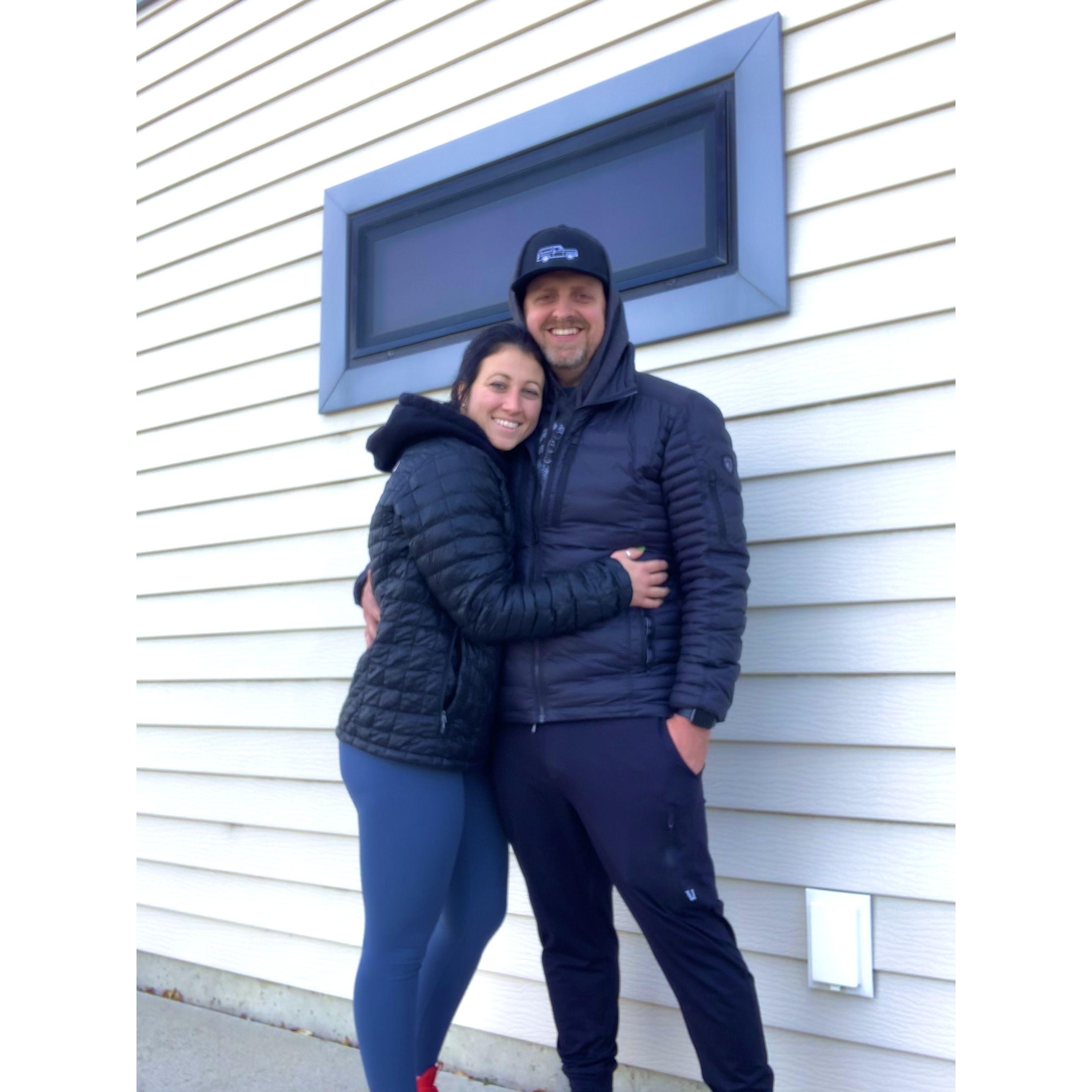 Our first photo together
