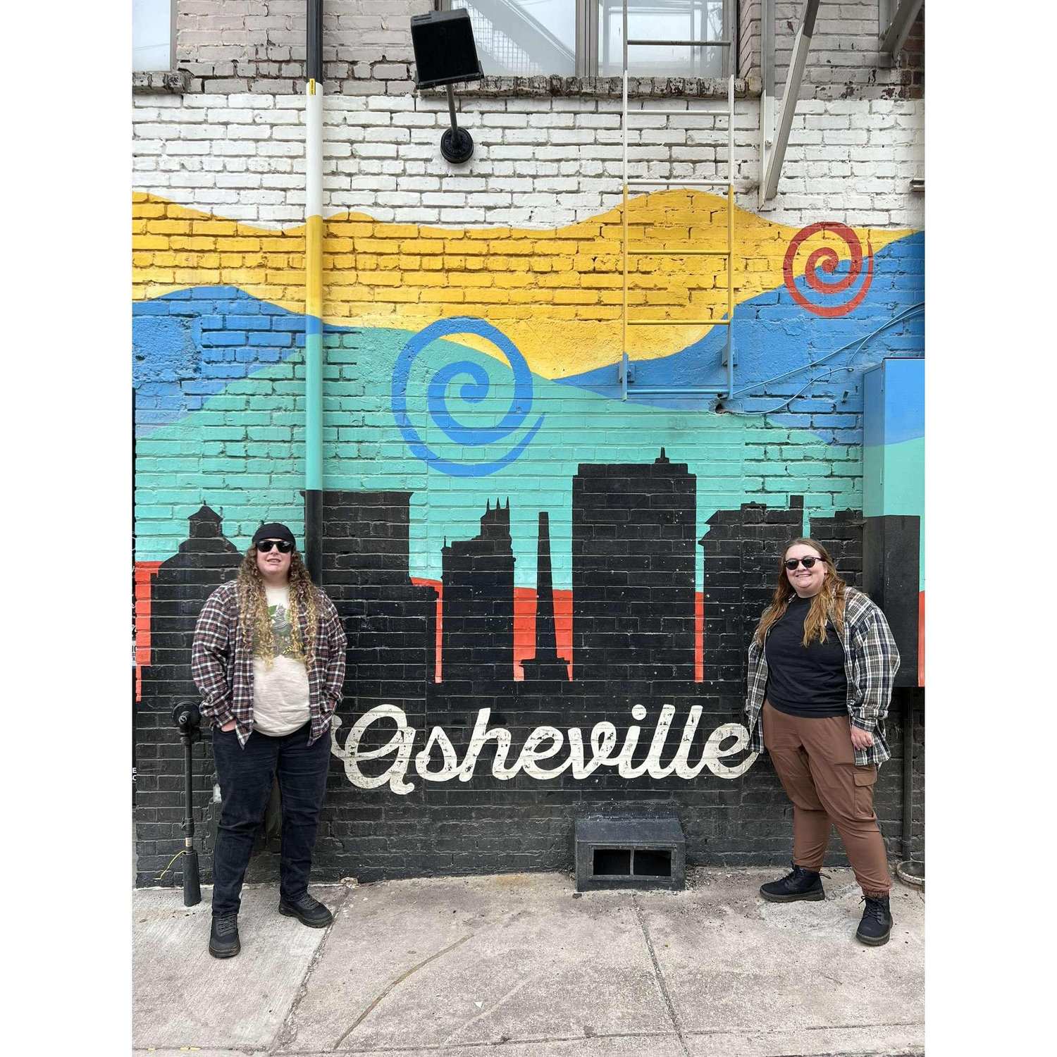 Exploring Asheville before seeing our favorite band Hippo Campus!