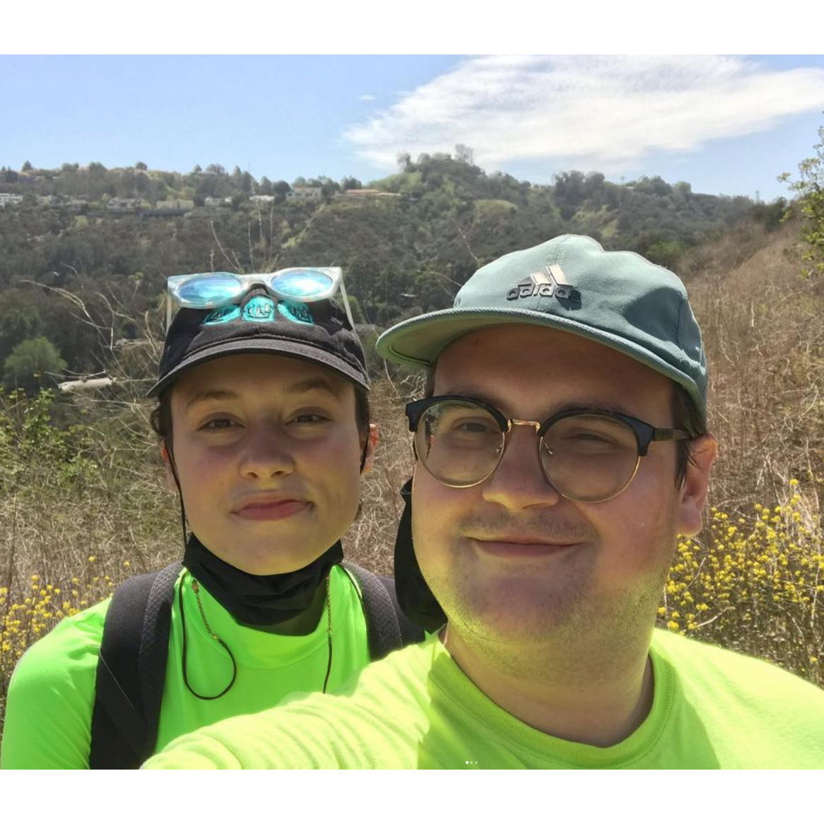 Matching on Fryman Canyon hike