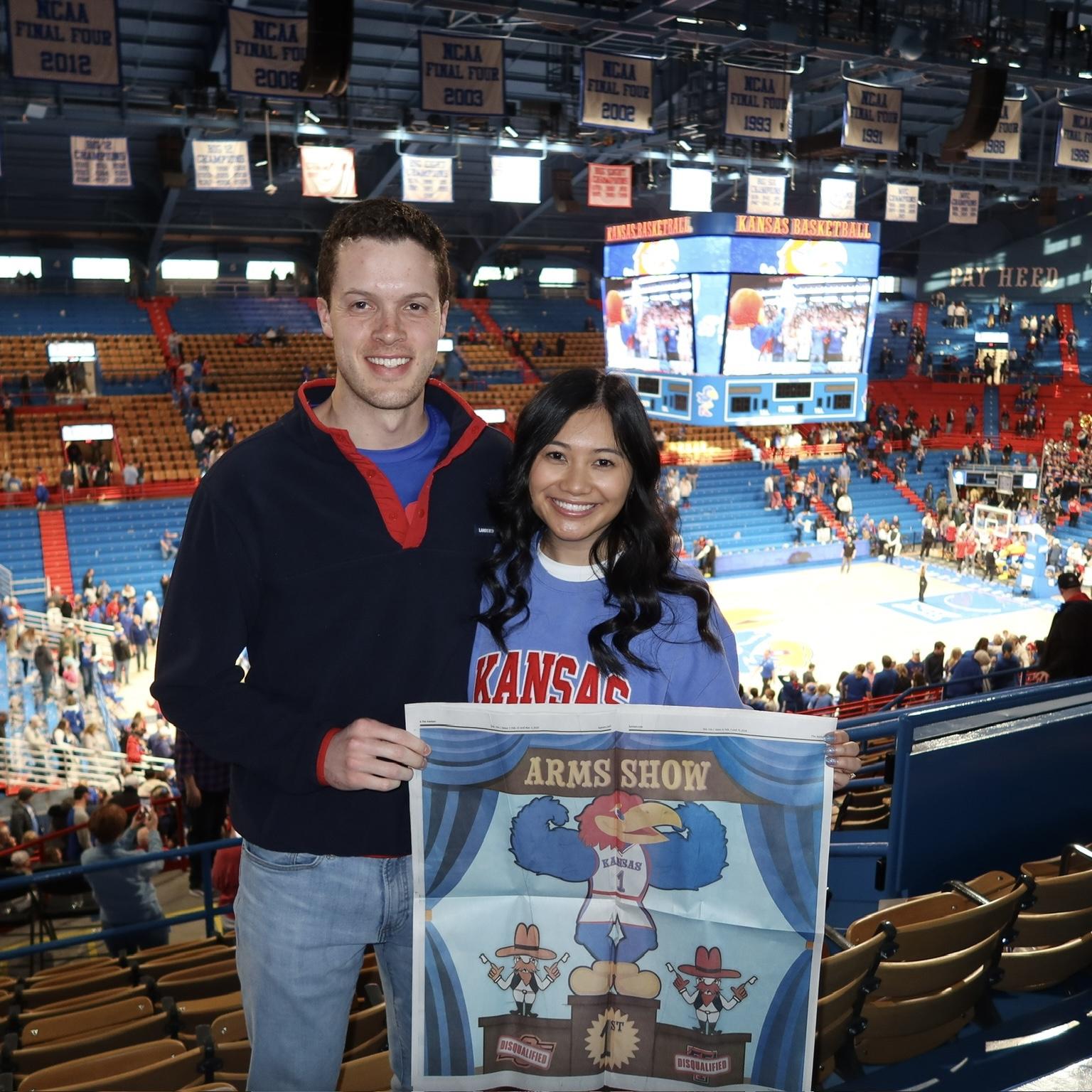 February 22, 2025 • KU vs. Oklahoma State Basketball Game at Allen Fieldhouse (Lawrence, KS)