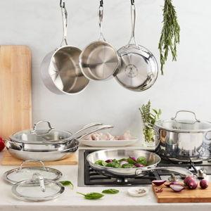 Henckels 11-Piece Stainless Steel Tri-Ply Clad Cookware Set