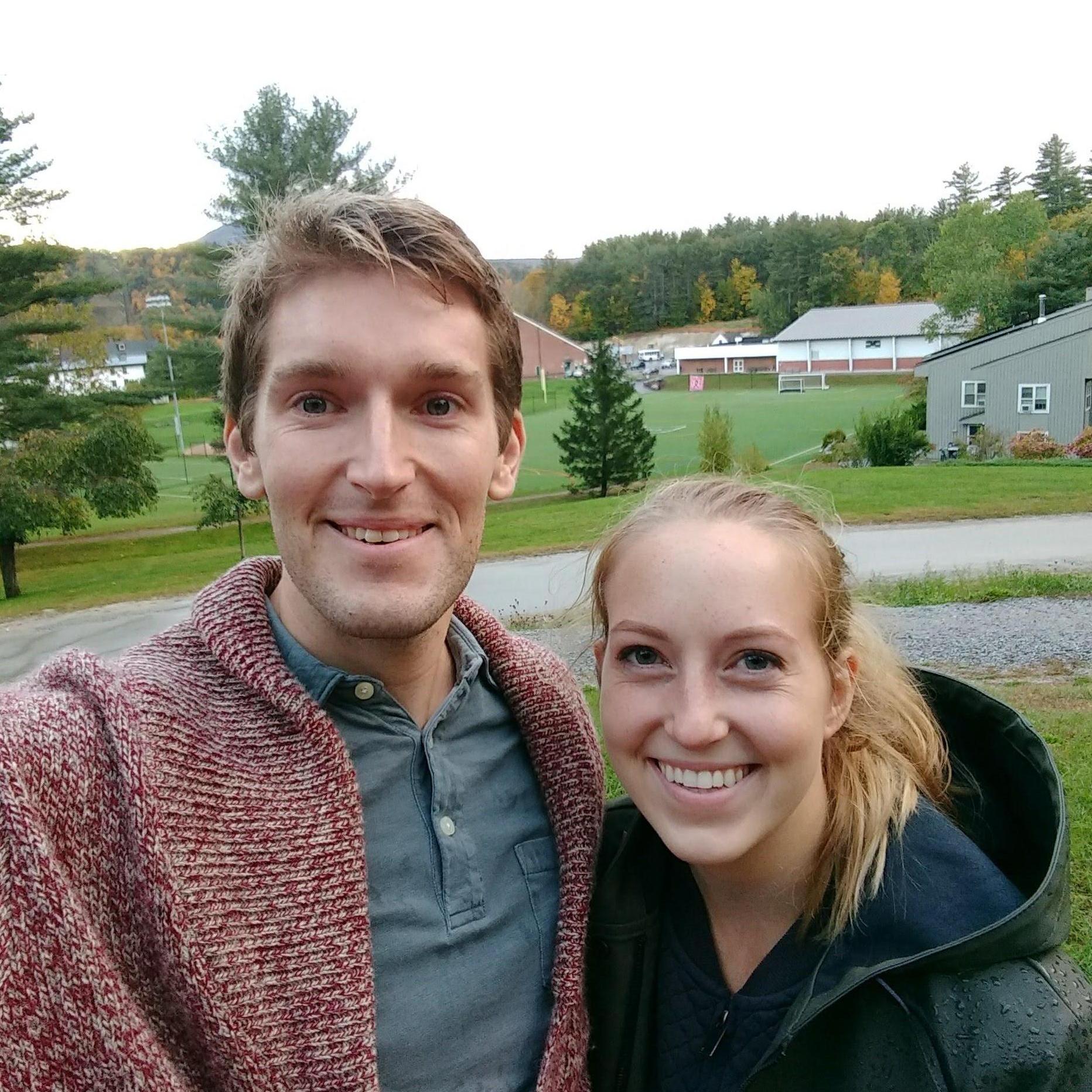 During our time in New England, we spent a few days enjoying the mountains in New Hampshire. This picture was from a visit to Proctor Academy, where Nate went to High School.