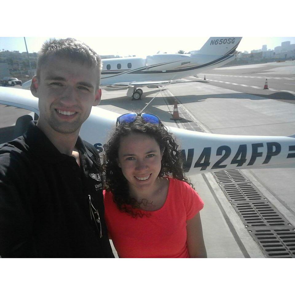 Tyler flew down to San Diego for a visit before moving here.