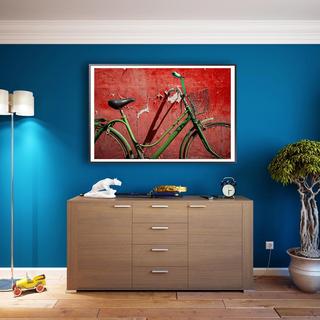 Bike in Red Wall Art
