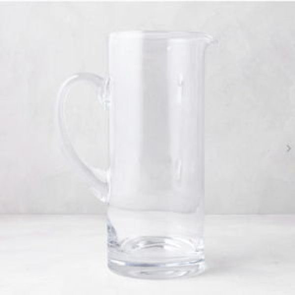 Downtown Tall Glass Bar Pitcher - 56oz - Hudson Grace