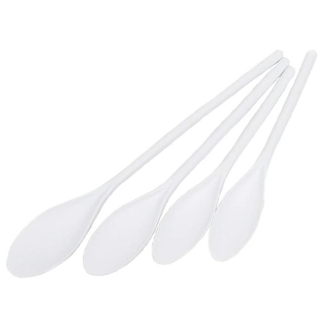 Chef Craft 4-Piece Poly Set Spoon, Multisize, White