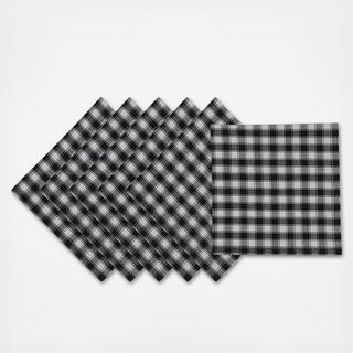 French Check Napkin, Set of 6
