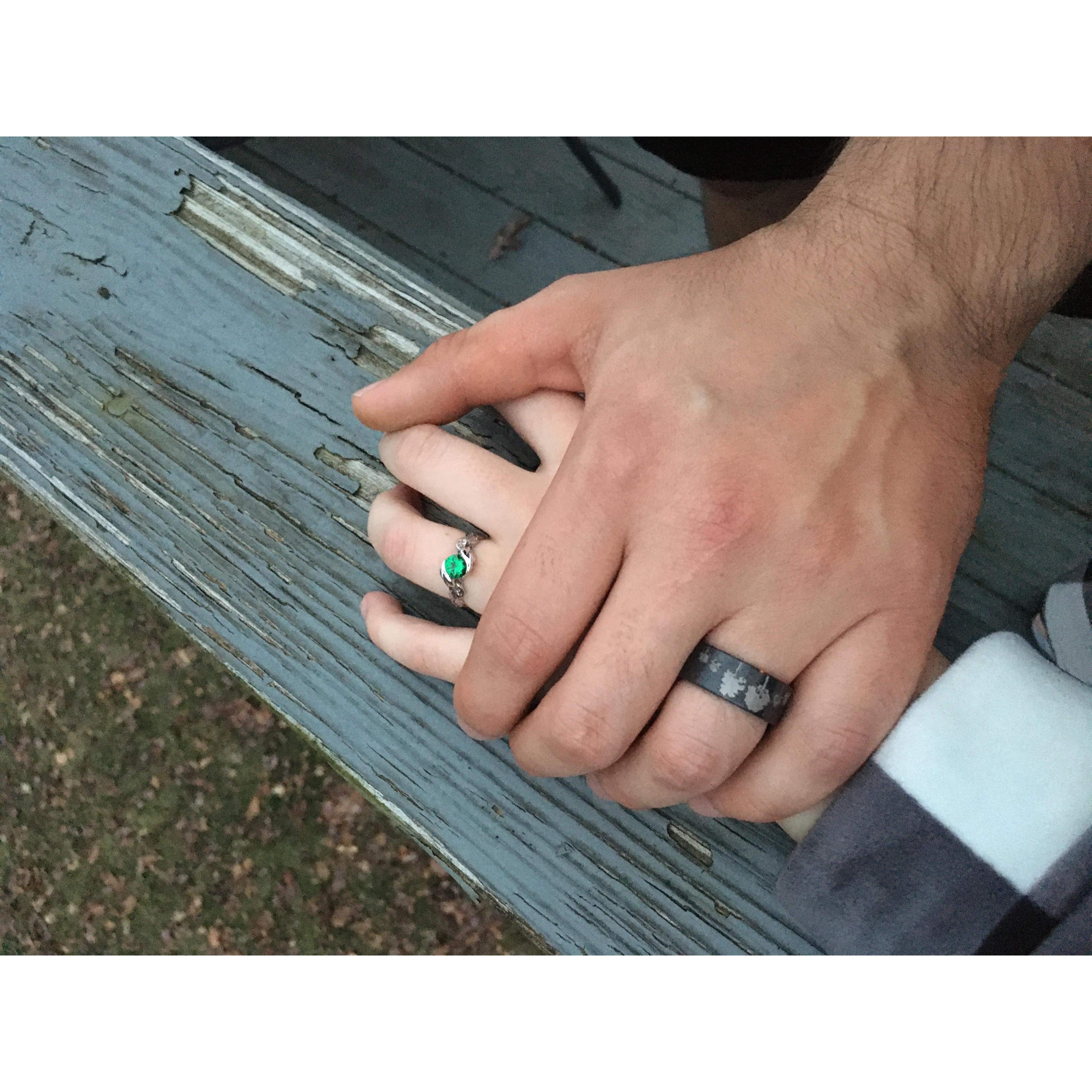 Clay and Jackie ended up proposing to each other on the same night.