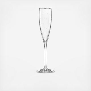 Larabee Dot Champagne Flute