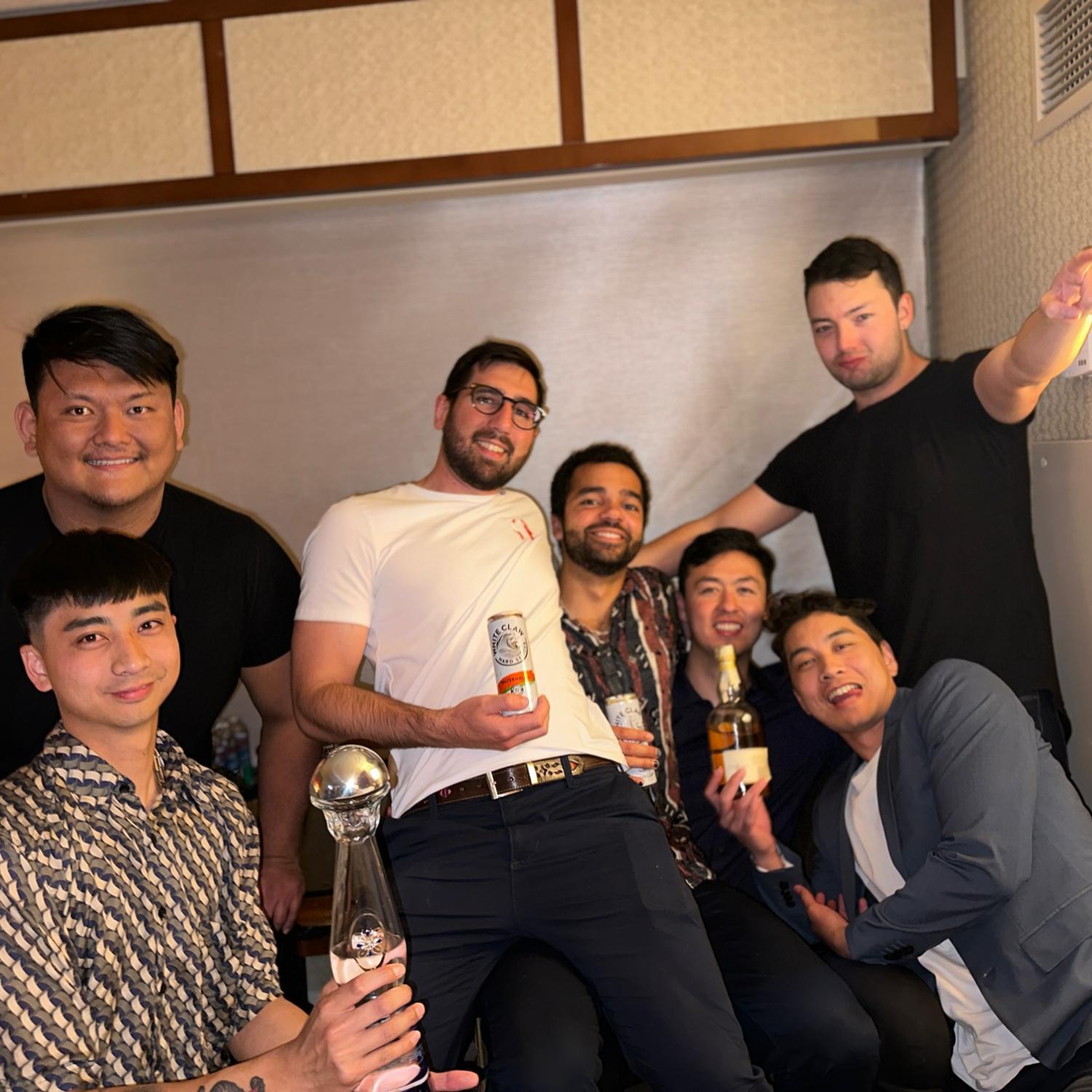 Eugene's homies go to Las Vegas: Alex, Jordan, Will, Nico & Kevin