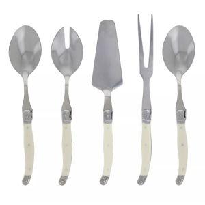 Servers, Set of 5 - Ivory
