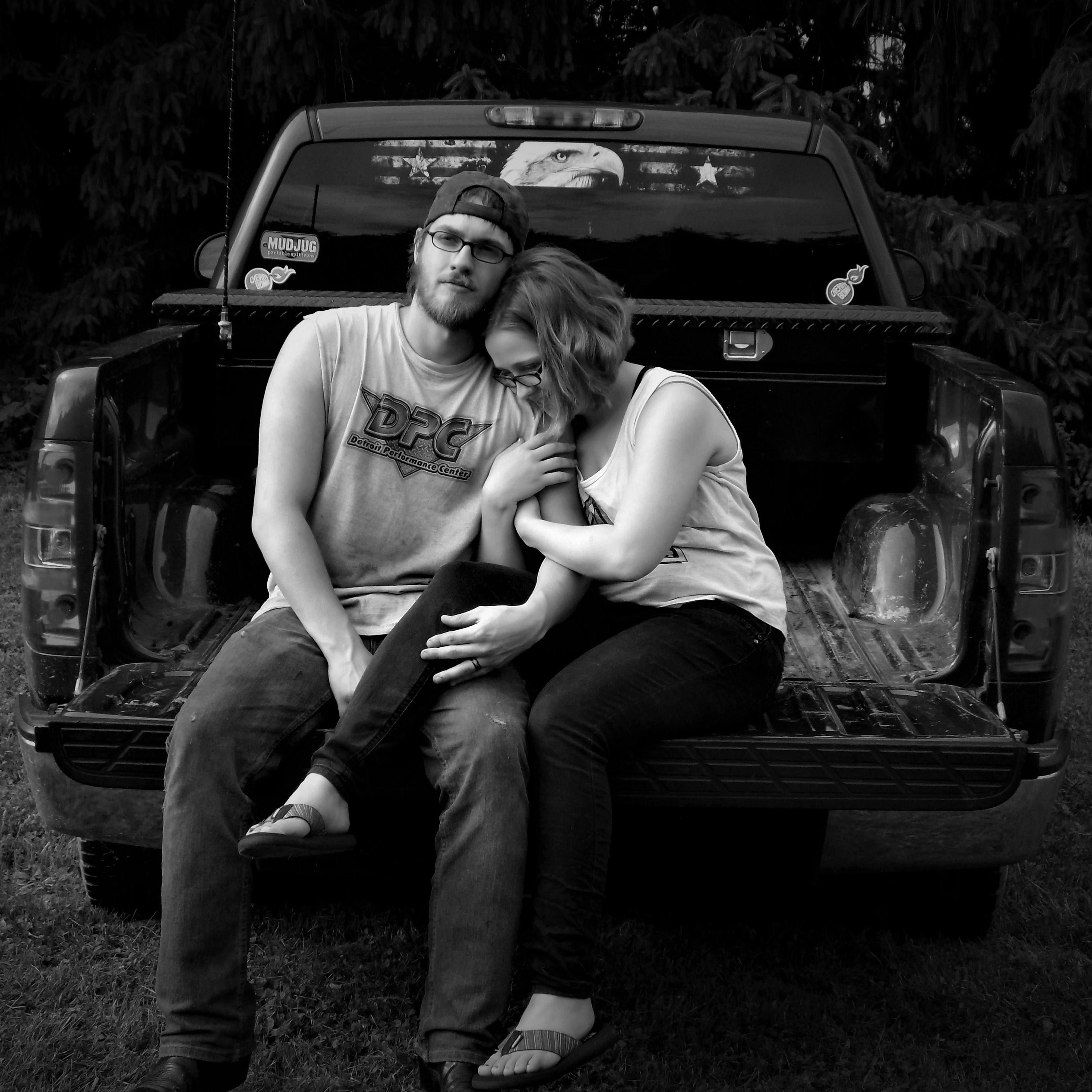 Also taken by Shania Reed in the couples session. We all know Micah and his love for his truck and Rebecca so why not show that in one picture!