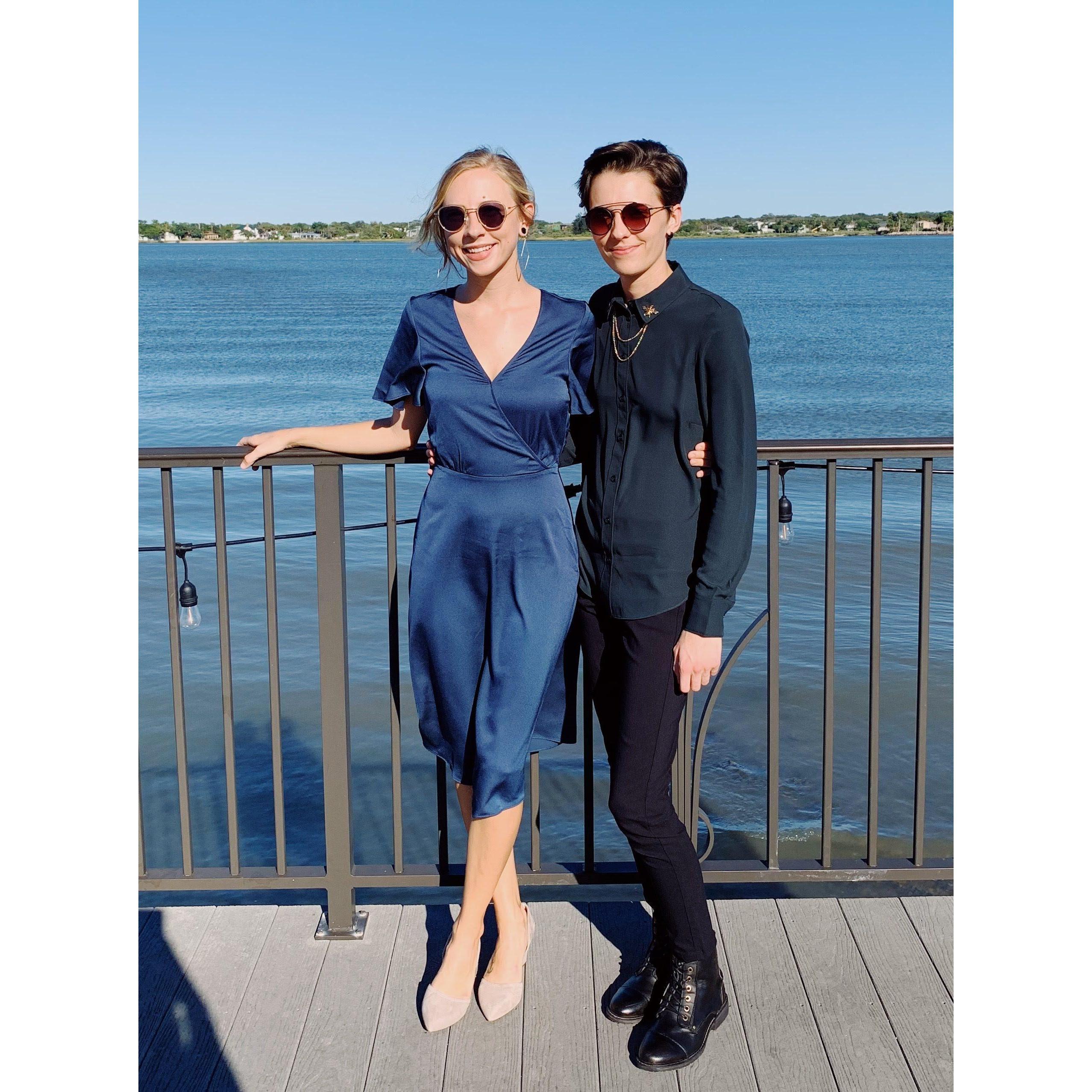 Dressed up for a beautiful wedding in 2019