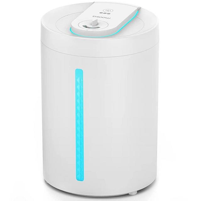 Humidifiers, Top Fill Humidifier for Bedroom Large Room Baby Home, 4L(1.05Gal) Cool Mist Humidifier & Essential Oil Diffuser, Whisper-Quiet Operation, Night Light, Auto Off