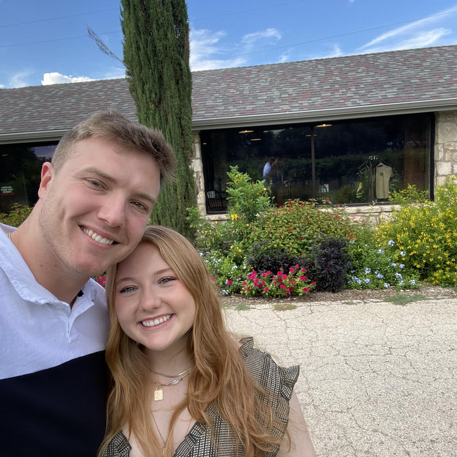 Date night at a vineyard in Texas!