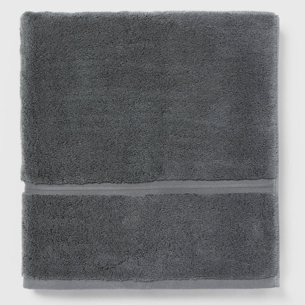 Spa Plush Towel - Threshold™ | Dark Gray, Oversized Bath Towel