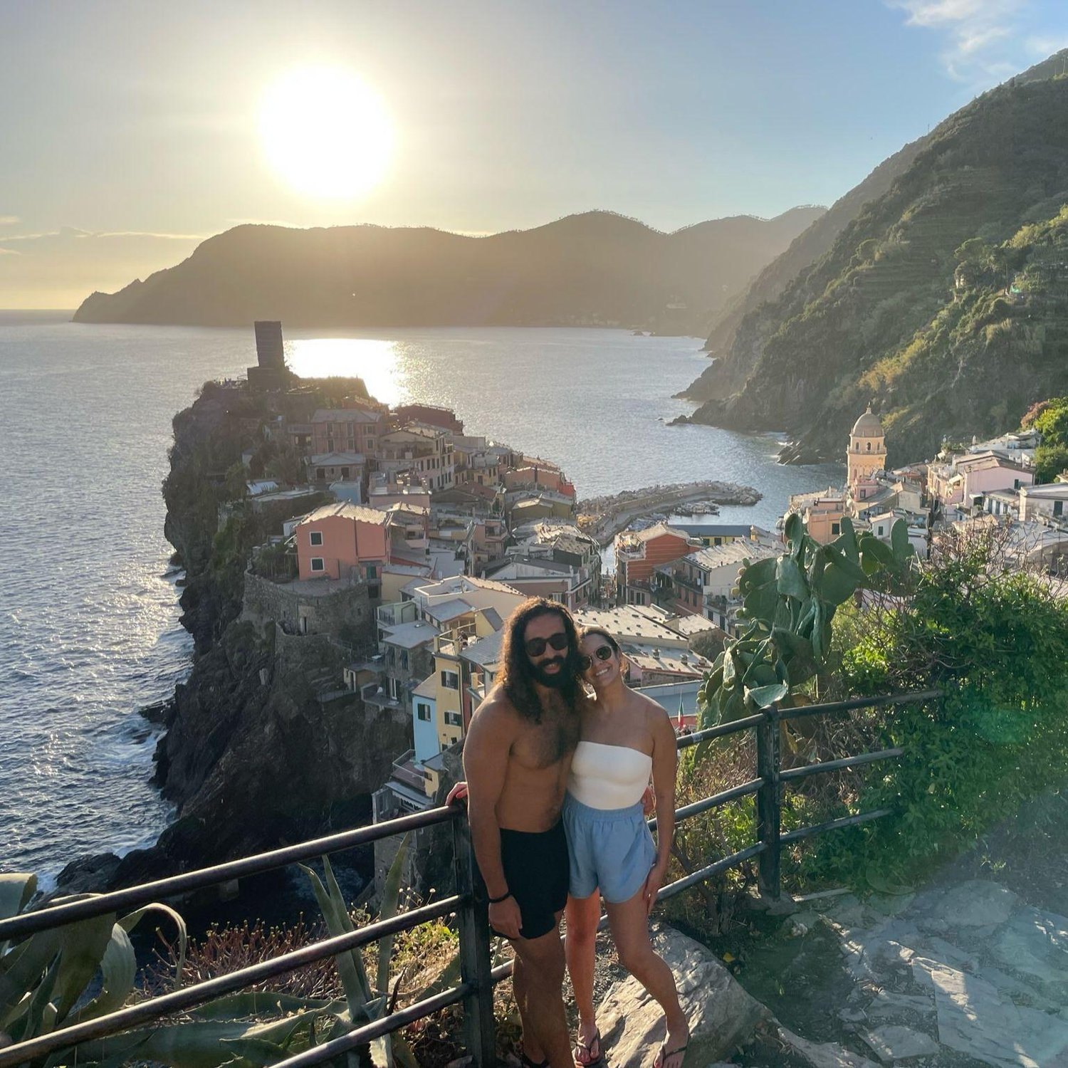 Hiking to find a hidden mountain restaurant in Riomaggiore, Italy