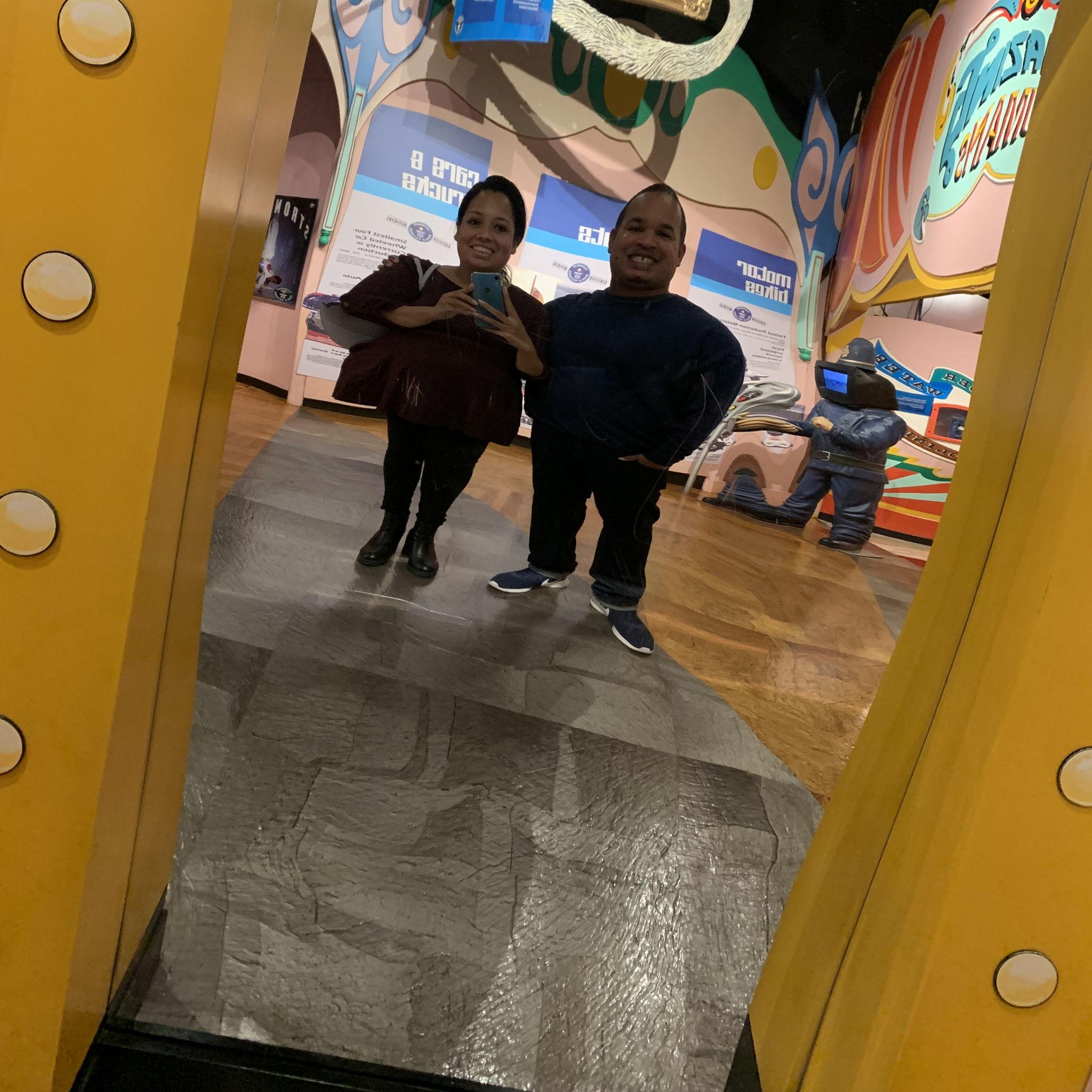 At the Ripley's Believe it or Not museum in Hollywood