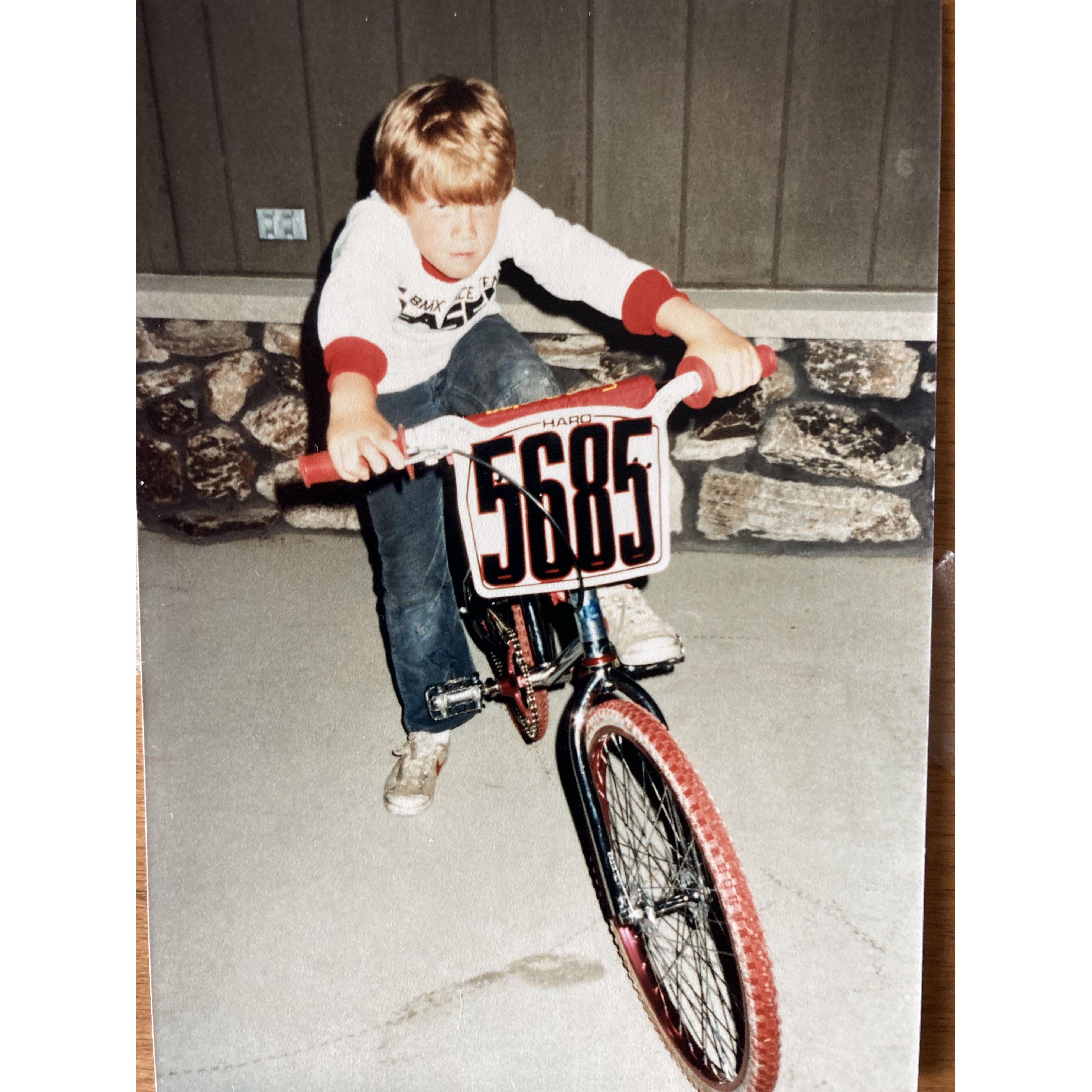 Nate's glory days as a pro BMXer