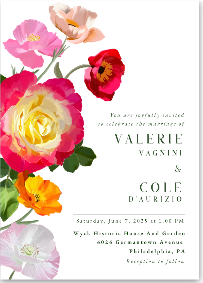 The Wedding Website of Valerie Vagnini and Cole D'Aurizio