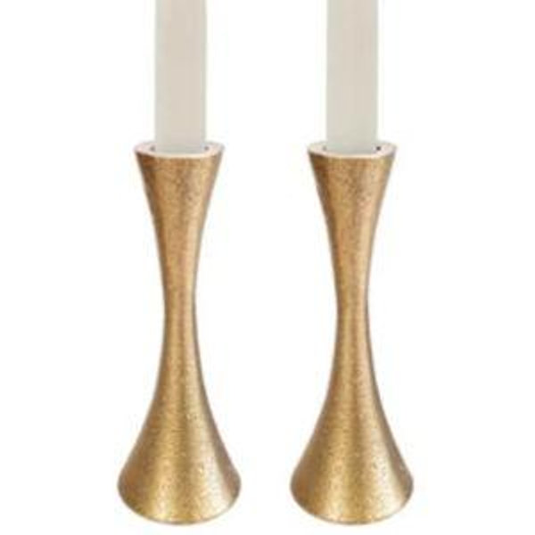 Handmade Brass Candlesticks by Yair Emanuel